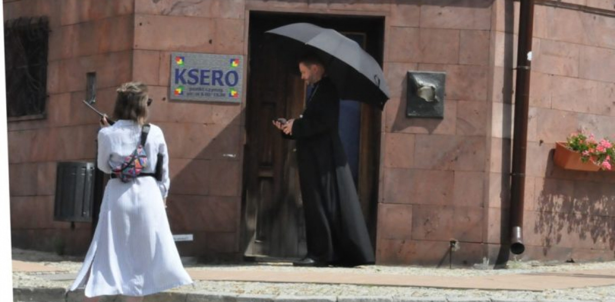 "Ojciec Mateusz" znowu gości w Sandomierzu [zdjęcia]