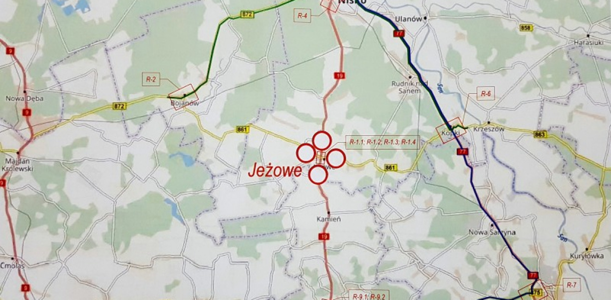 Całkowite zamknięcie DK19 w Jeżowem na całą dobę. Będą objazdy