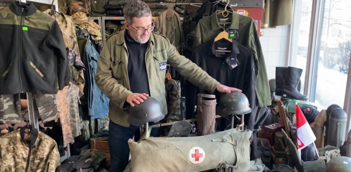 Zobacz jak wygląda Bunkier - nowy sklep z militariami w Tarnobrzegu [wideo]