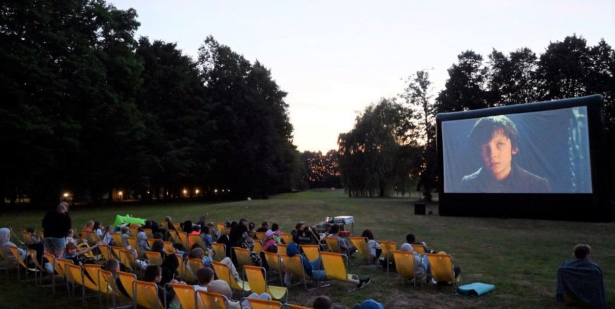 kino letnie w zamku w Baranowie Sandomierskim