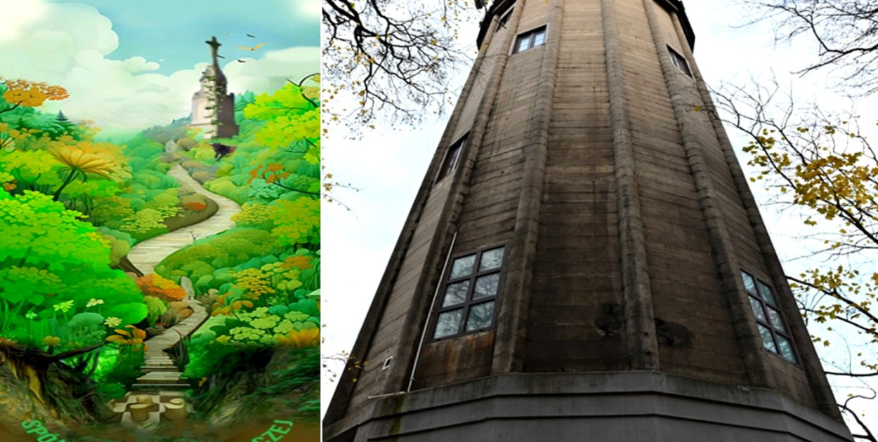 Tak będzie wyglądał mural, który ozdobi sandomierską wieżę ciśnień 