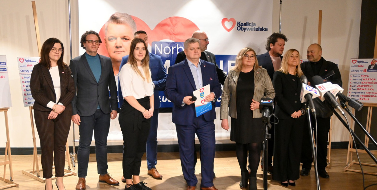Start kampanii wyborczej Norberta Mastalerza i Koalicji Obywatelskiej w Tarnobrzegu