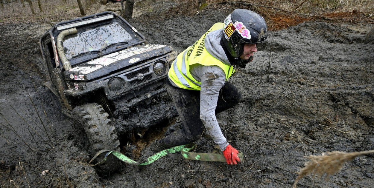 Zawody offroadowe nad Jeziorem Tarnobrzeskim