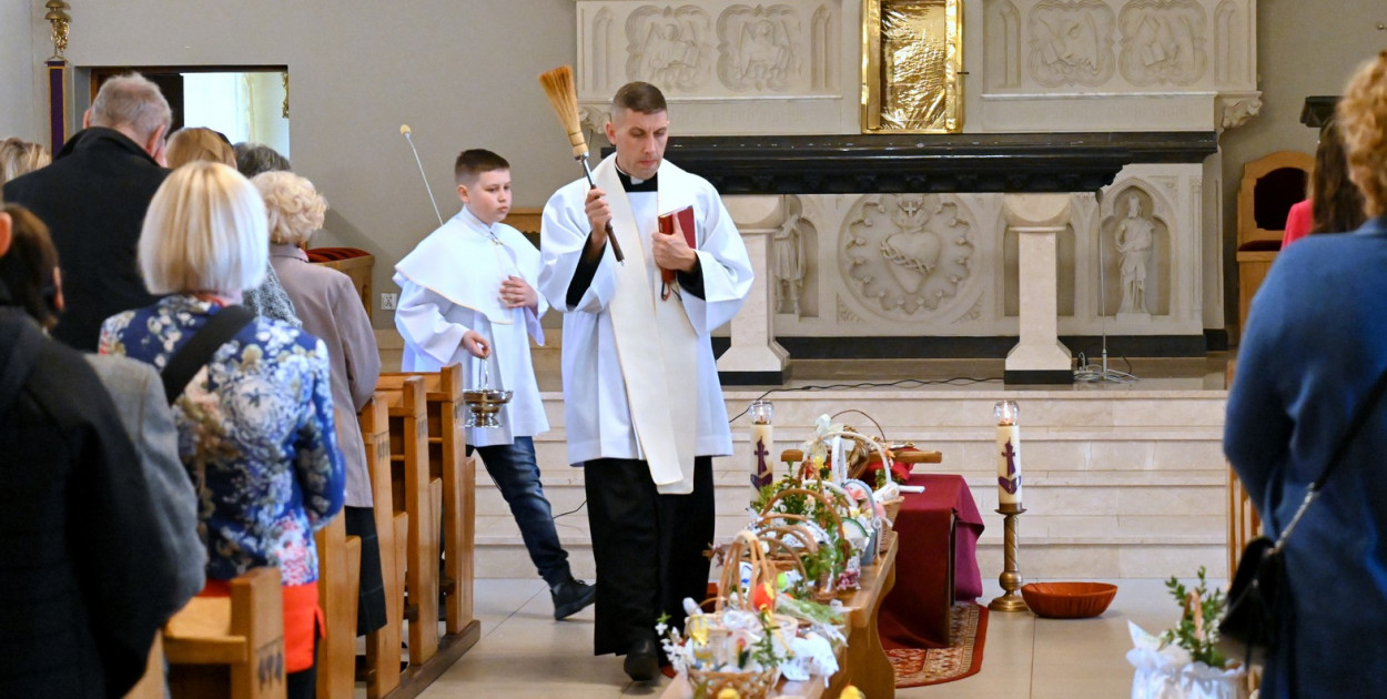 Święcenie pokarmów w parafii pw. Chrystusa Króla w Tarnobrzegu