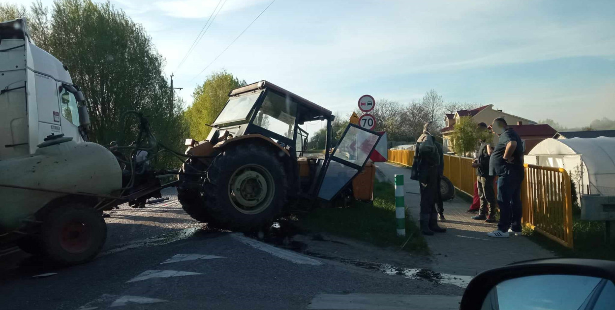 Wypadek w Sulisławicach.