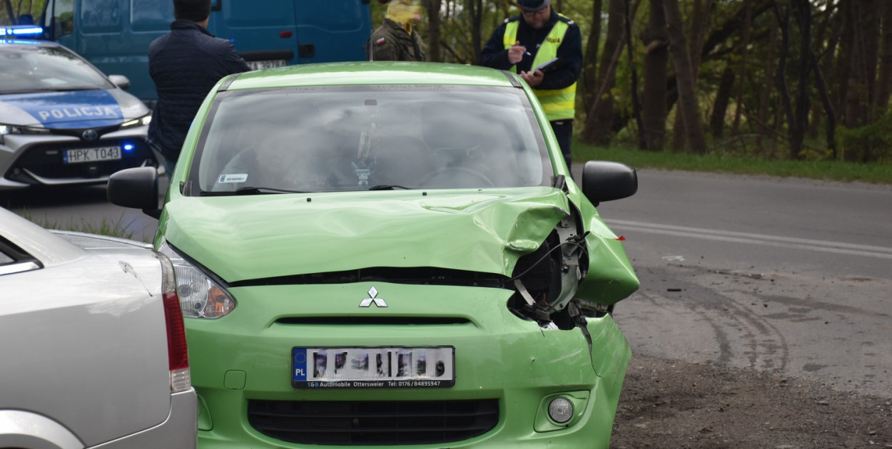 Wypadek na drodze Tarnobrzeg – Chmielów.