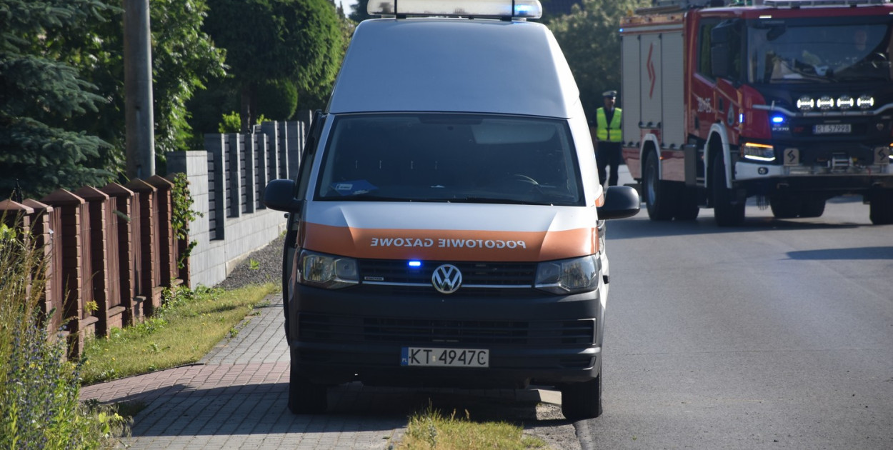 Przerwany gazociąg w Stalach.