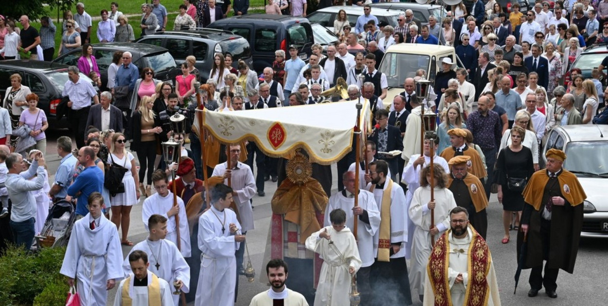 Uroczystości Bożego Ciała w Tarnobrzegu