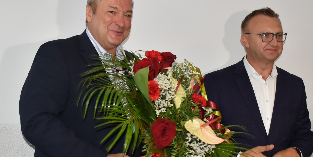 Dr Marek Tombarkiewicz i Marcin Piwnik