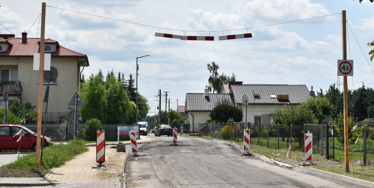 Remont ulicy Milberta w Sandomierzu