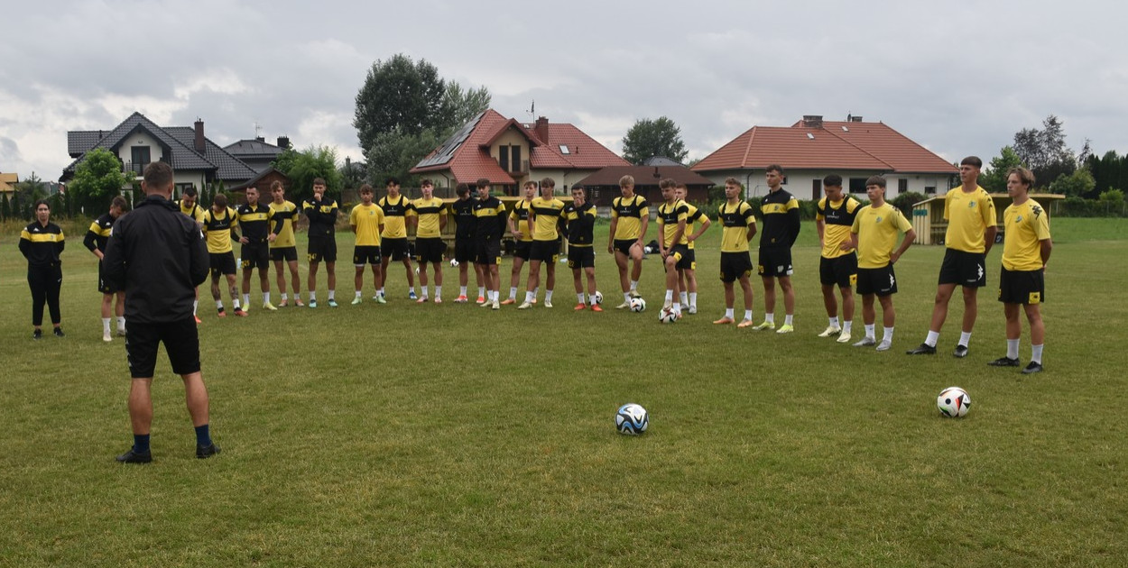 Pierwszy trening Siarki Tarnobrzeg.