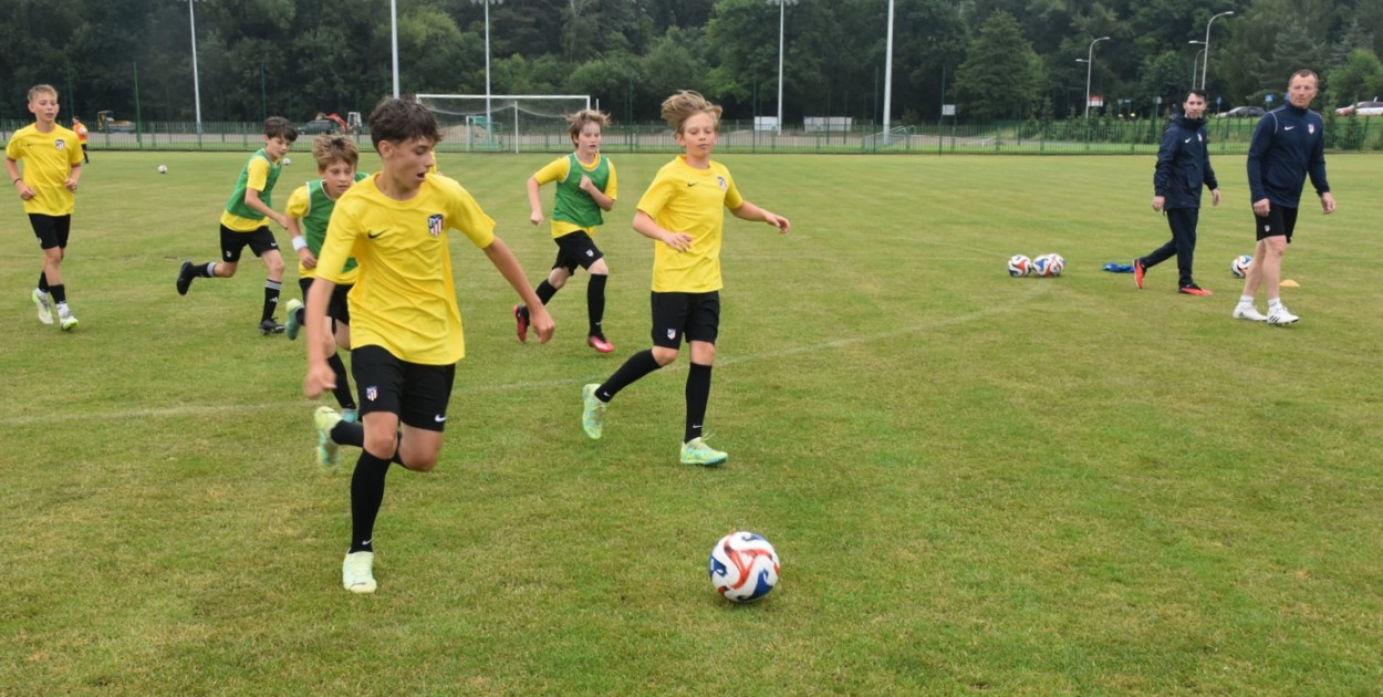 Camp Atletico Madryt w Tarnobrzegu.