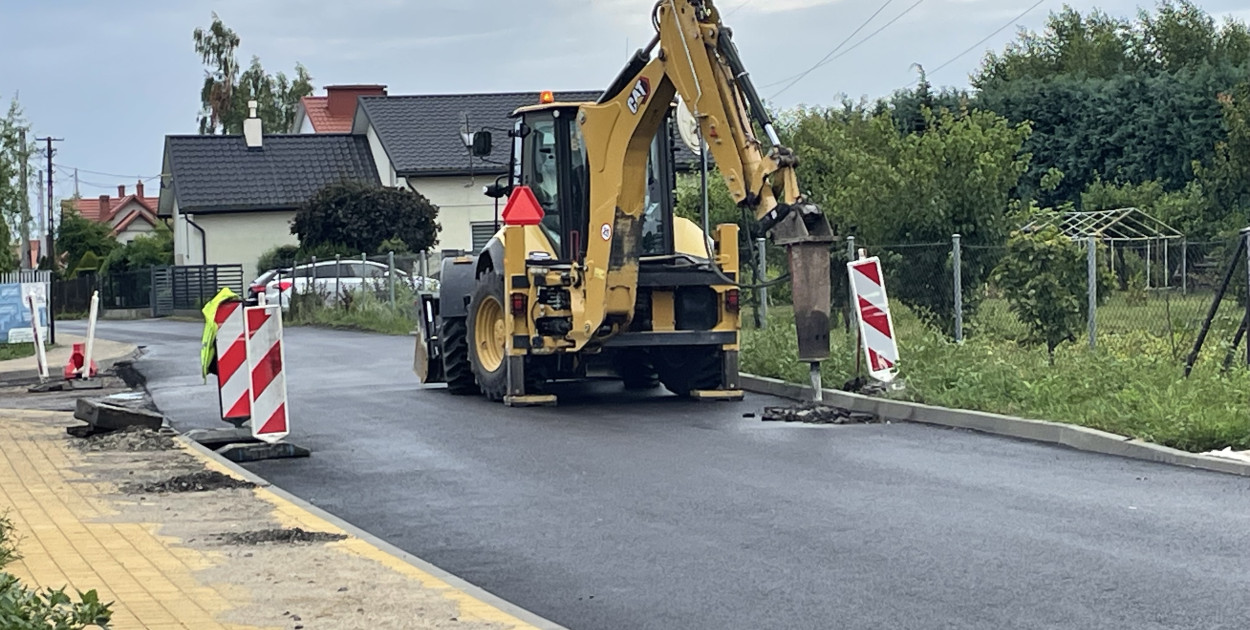 Remont ulicy Milberta w Sandomierzu   