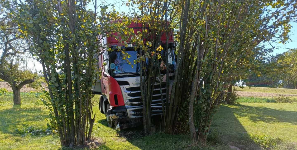 Wypadek w Leszczkowie.
