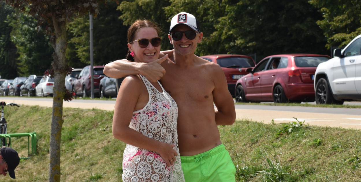 Niedziela, 4 sierpnia, nad Jeziorem Tarnobrzeskim.