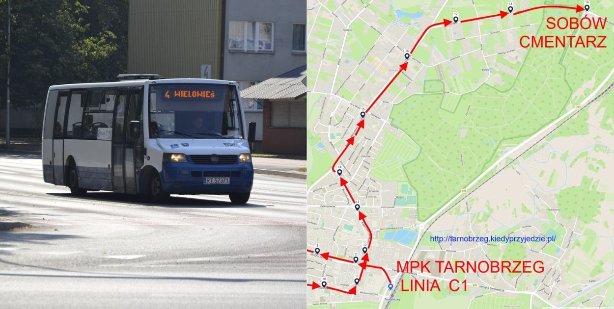 Dodatkowe kursy komunikacji miejskiej na Wszystkich Świętych w Tarnobrzegu