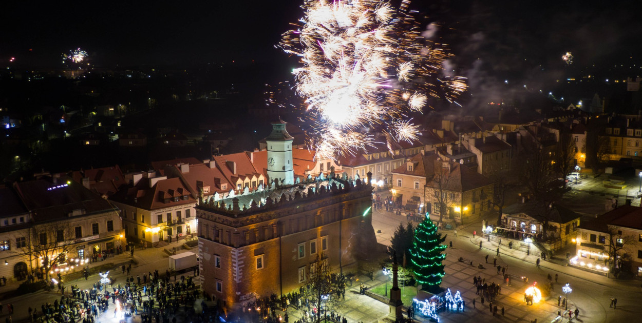 Noc sylwestrowa w Sandomierzu  