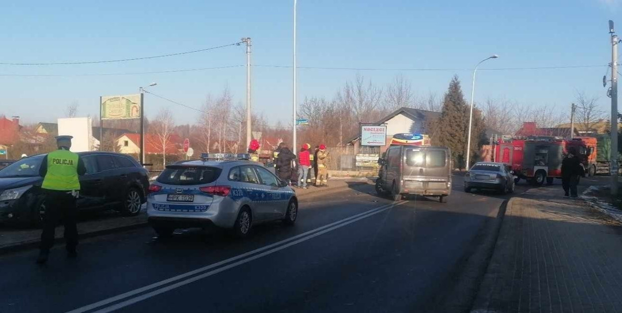 Wypadek w Tarnobrzegu.