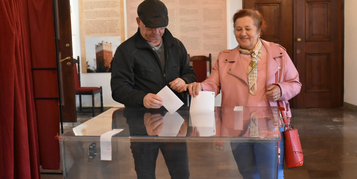 Głosowanie w Sandomierzu  