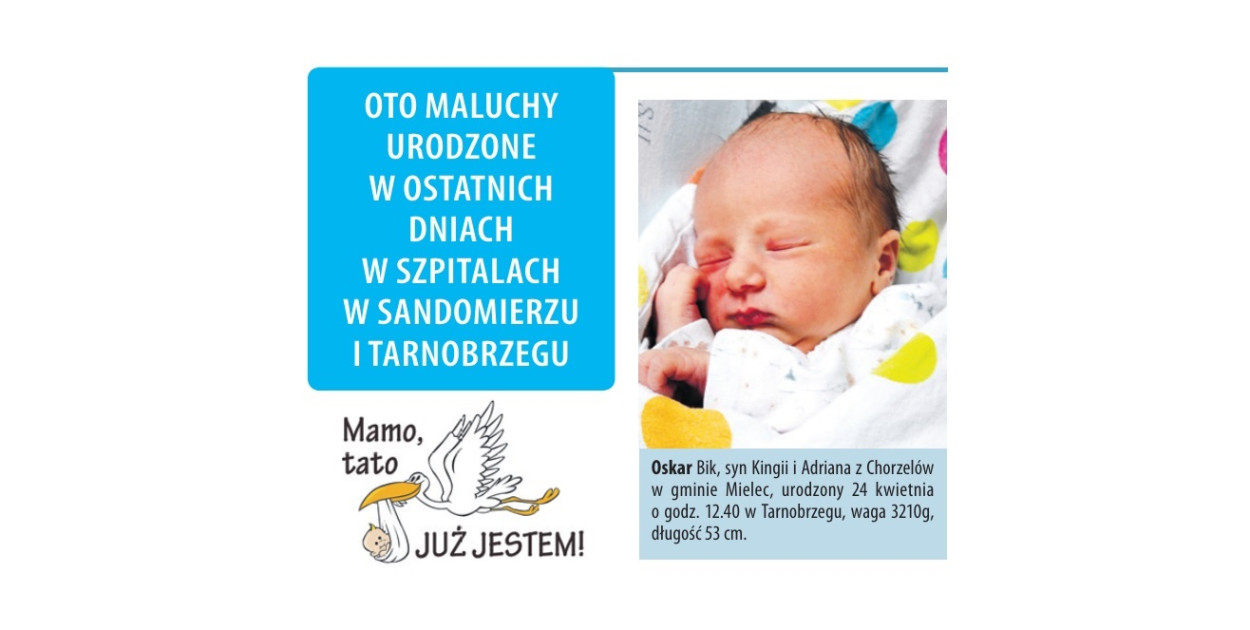 Zobaczcie zdjęcia dzieci urodzonych w naszych szpitalach.