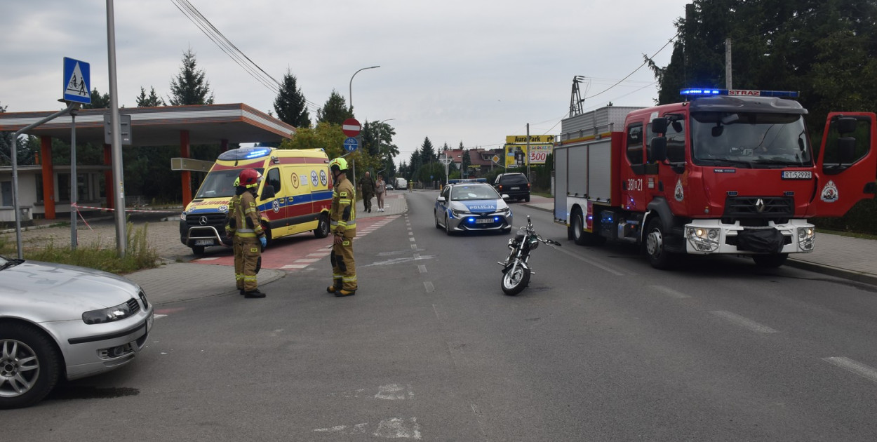 Wypadek na ul. Mickiewicza w Tarnobrzegu.