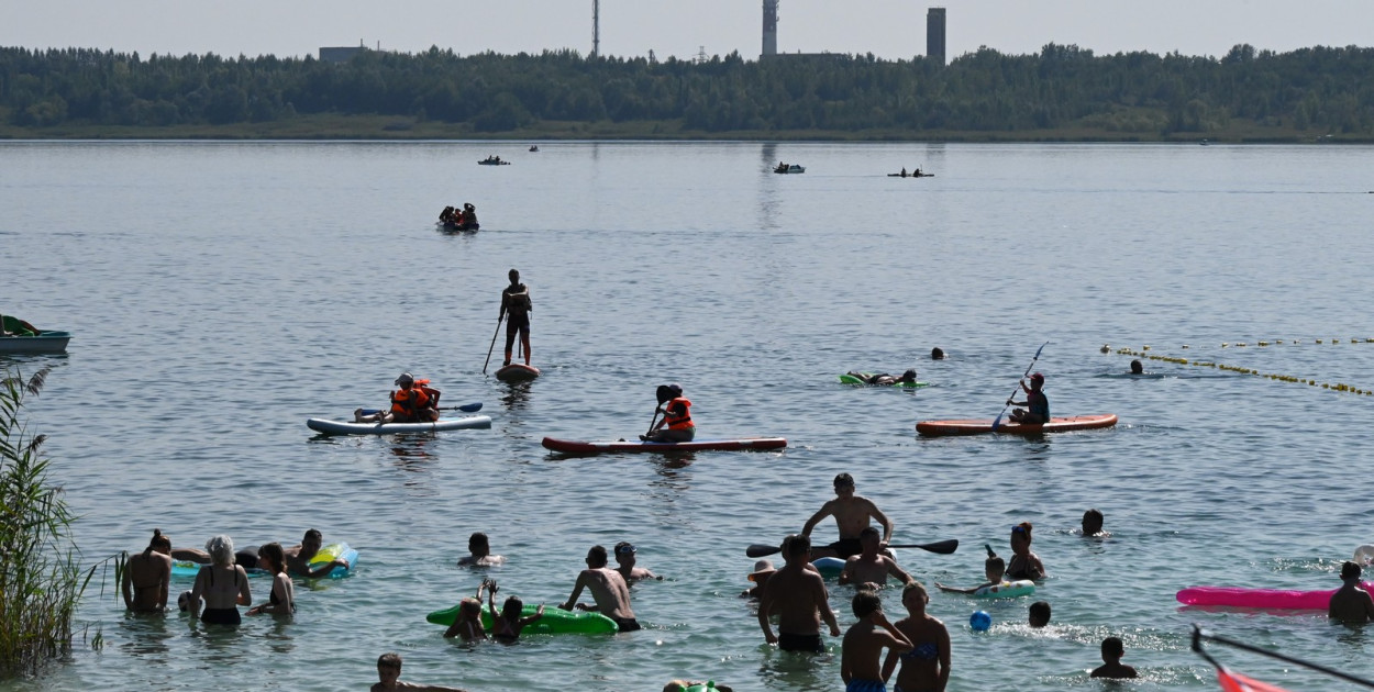 Jezioro Tarnobrzeskie w przedostatnią sobotę sierpnia 2024