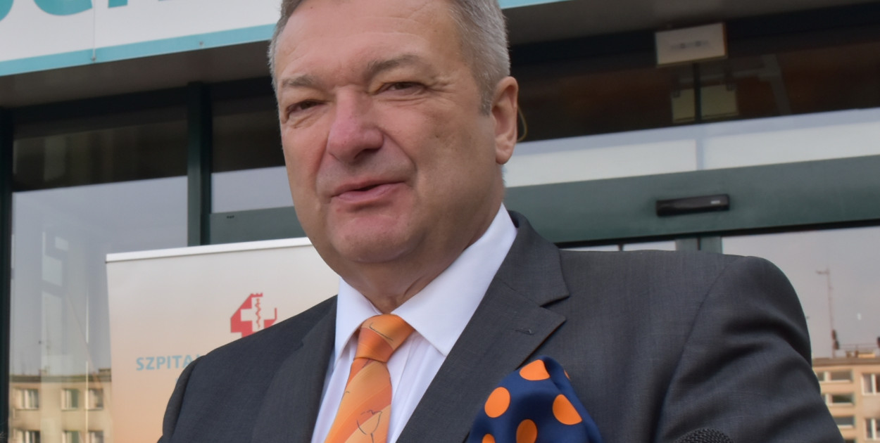 Marek  Tombarkiewicz, dyrektor sandomierskiego  szpitala 