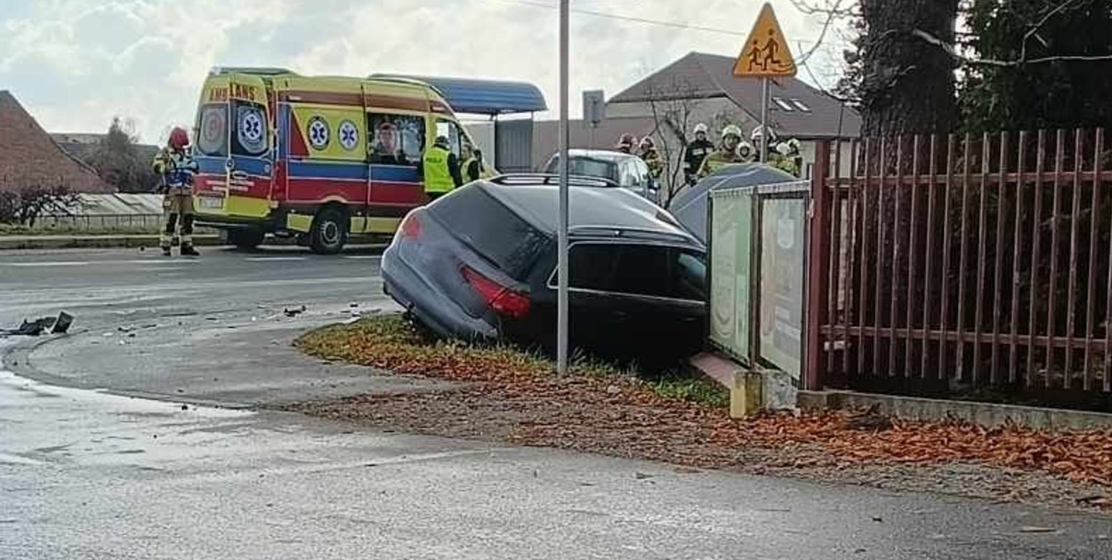 Wypadek w Trześni.