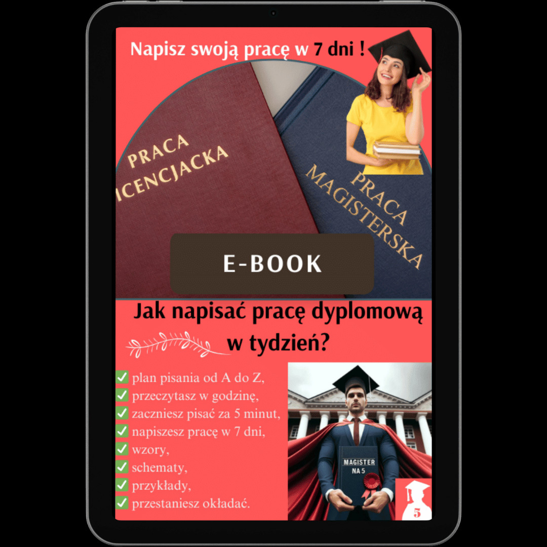 E-book Jak napisać pracę dyplomową w tydzień