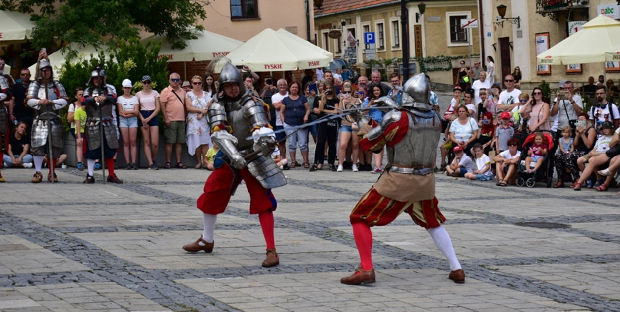 Pokazy rycerskie w Sandomierzu  
