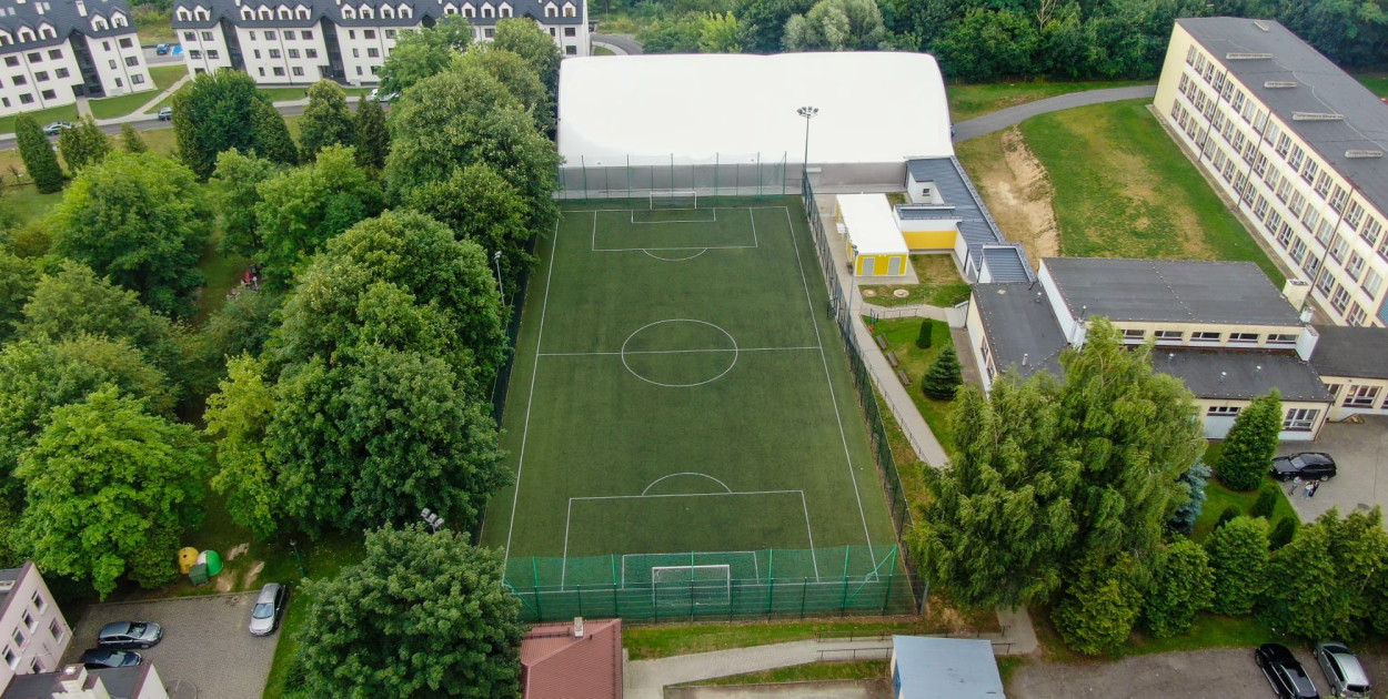 Kompleks sportowy przy sandomierskiej "jedynce" (fot. UM Sandomierz)