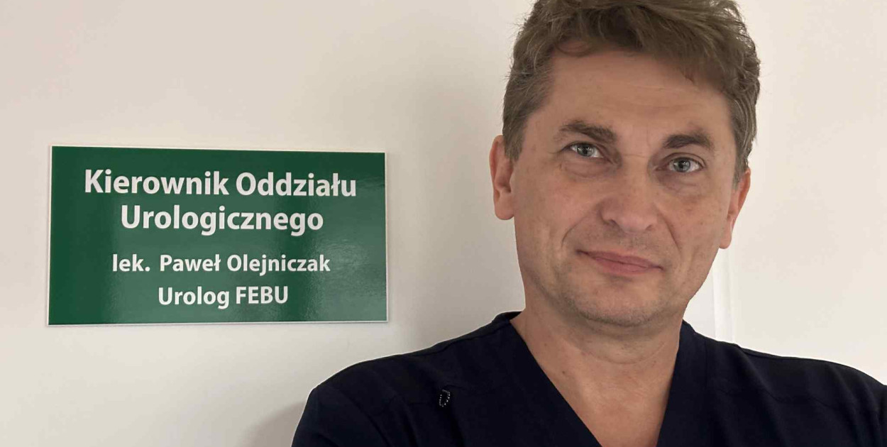 Lek. med. Paweł Olejniczak (fot. szpital w Sandomierzu) 
