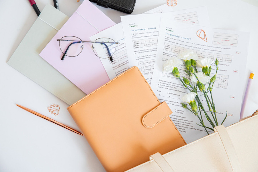 organizator, dyrektor w torebce