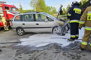 Pożar samochodu w Wielowsi-6468