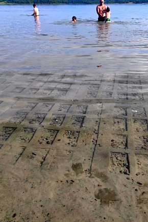 Brak piasku na kąpieliskach nad Jeziorem Tarnobrzeskim-9612