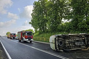 Wypadek na DK79 w Przybysławicach-9652