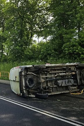 Wypadek na DK79 w Przybysławicach-9652