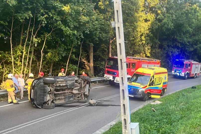 Wypadek w Kurozwękach