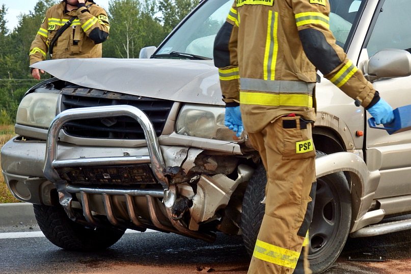 Wypadek w gminie Gorzyce