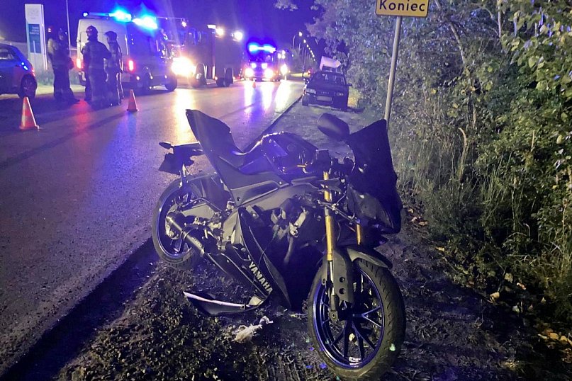 Wypadek w Chmielowie (26.08.25 r.)