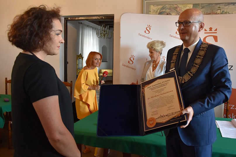Nadanie M. Sochackiemu Honorowego Obywatelstwa