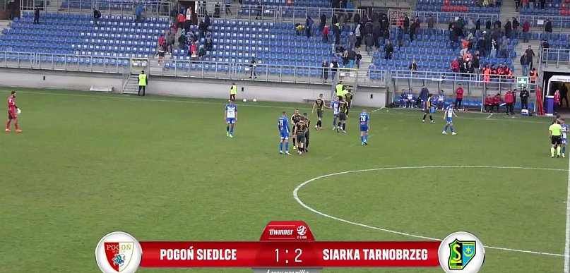 Pierwsze wyjazdowe zwycięstwo piłkarzy Siarki Tarnobrzeg. Siedlce zdobyte!