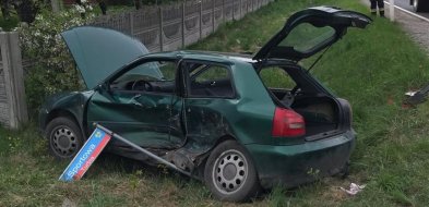 Wypadek na drodze Sandomierz – Stalowa Wola. Kierowca audi w szpitalu-210819