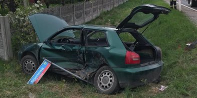 Wypadek na drodze Sandomierz – Stalowa Wola. Kierowca audi w szpitalu-210819