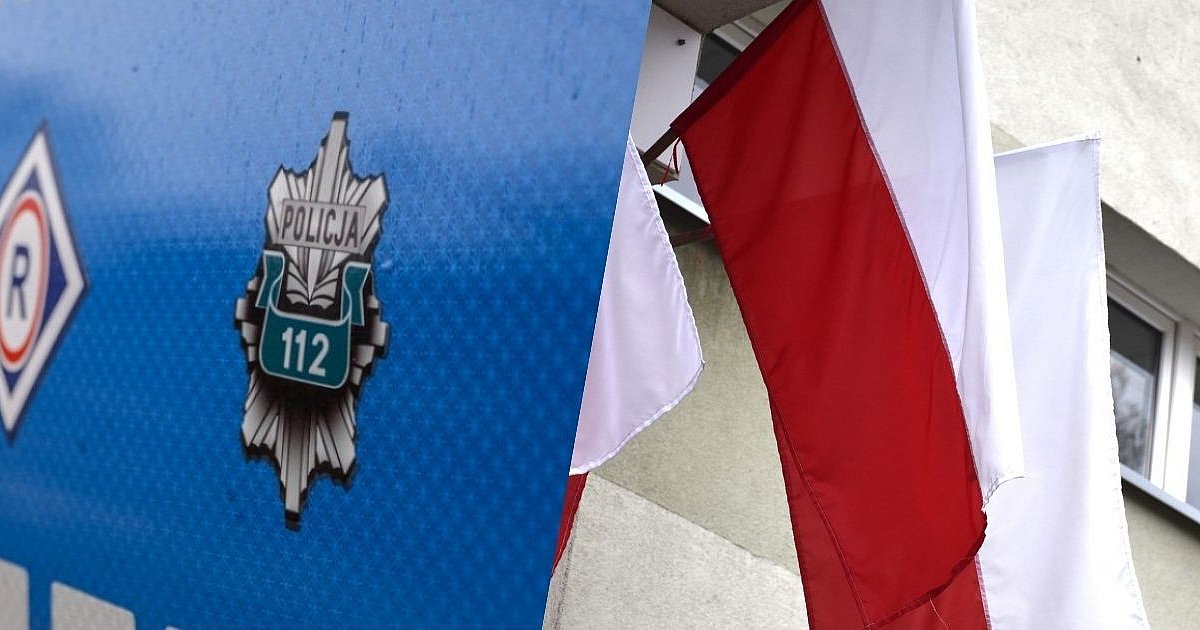 Tarnobrzeg. 20-latek ukradł flagę Polski. O jego losie zdecyduje sąd