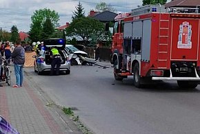 Dwa wypadki na jednej ulicy w Grębowie-211626