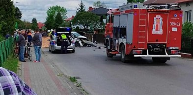 Dwa wypadki na jednej ulicy w Grębowie-211626