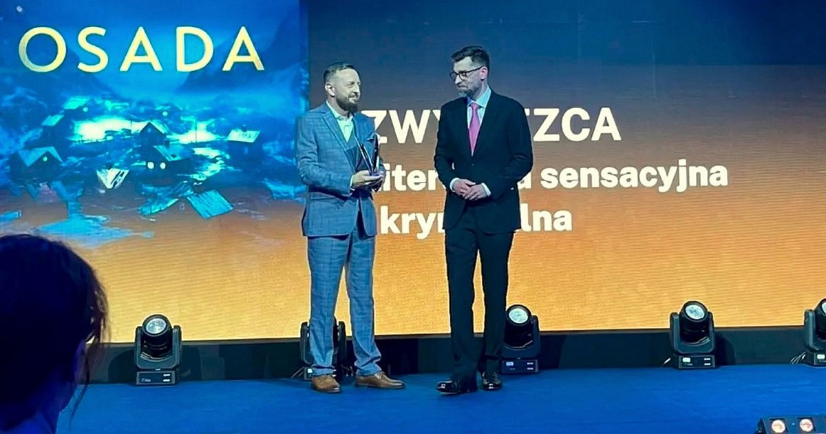 Książka Michała Śmielaka najlepszym polskim kryminałem  2023 roku! Otrzymała nagrodę Vivelo Book Awards 2024