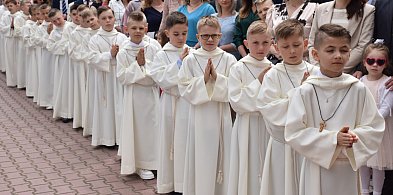 Pierwsza komunia święta w kościele OO. Dominikanów w Tarnobrzegu [ZDJĘCIA]-211866