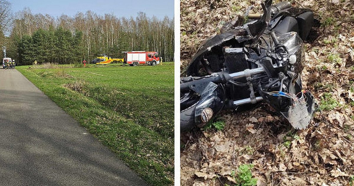 18-letni motocyklista ze Stalowej Woli został stratowany przez jelenie. Cudem przeżył. Teraz walczy o powrót do zdrowia